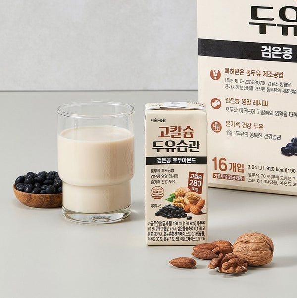 서울 F&B 고칼슘 호두 아몬드 (190ml*16)