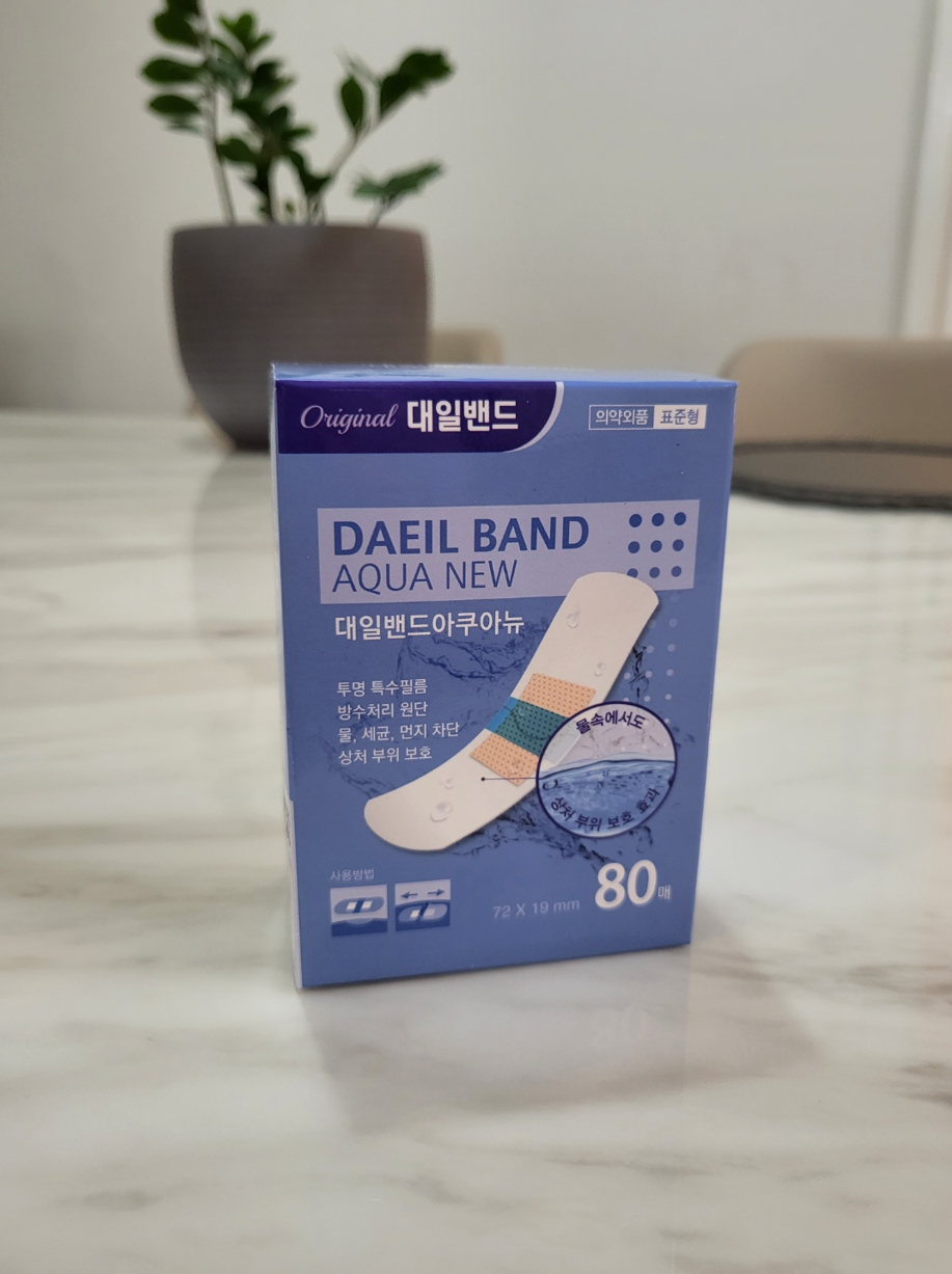 대일밴드 아쿠아뉴 80매 접착력,방수 최고! image 0