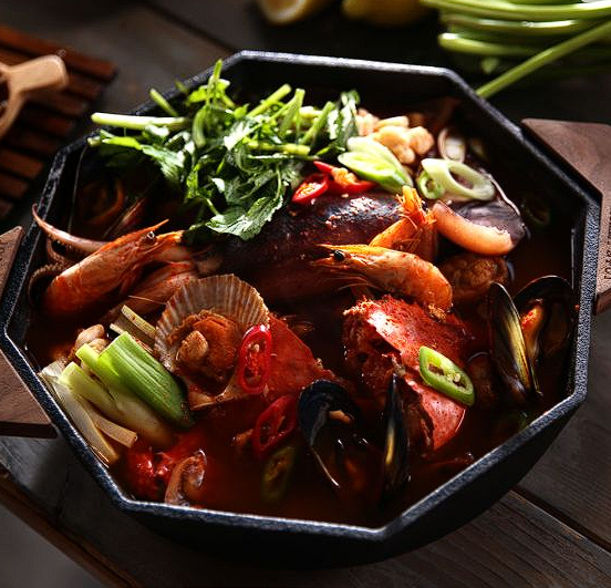 화우당 군산 통오징어 해물탕 1.23kg image 0