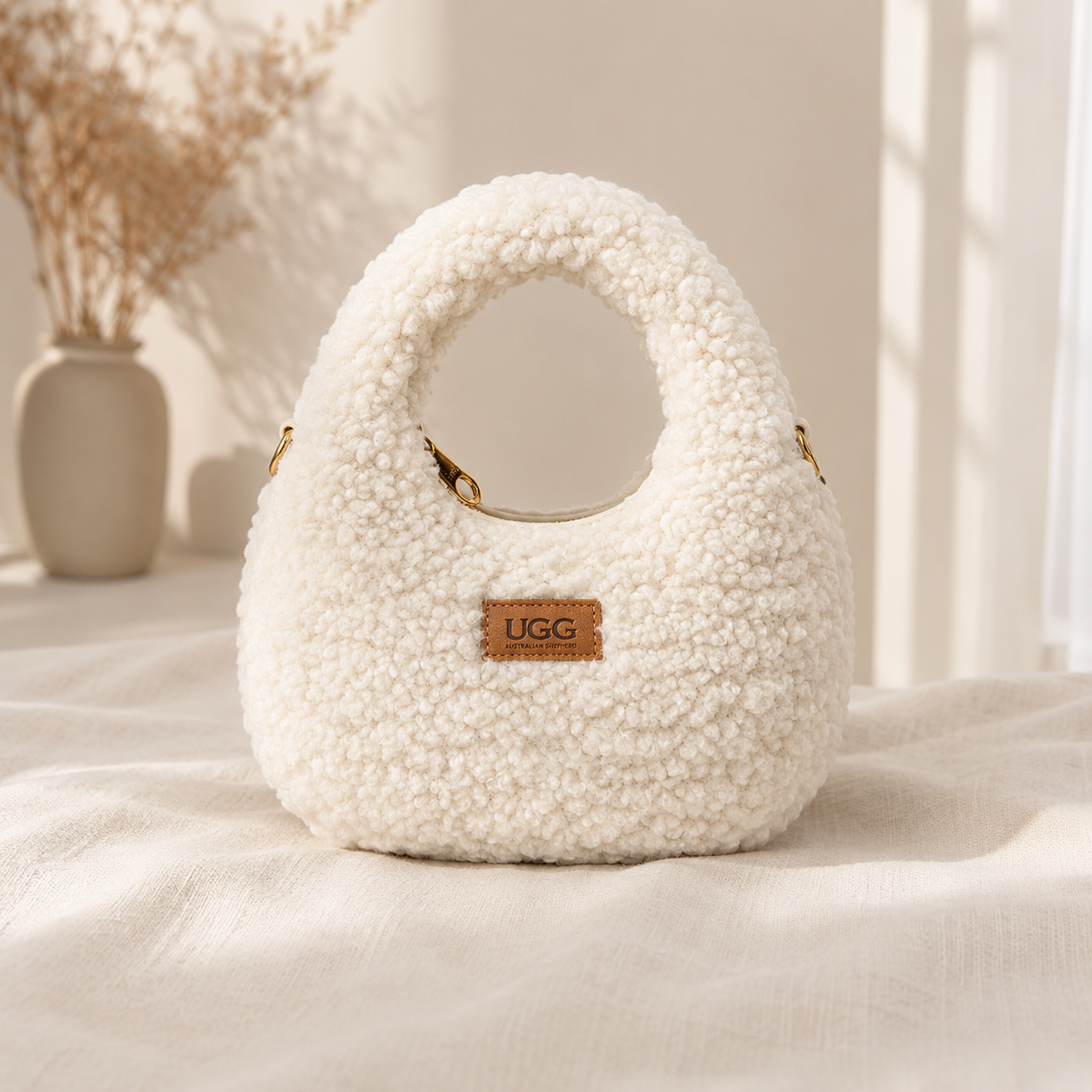 어그 모모 시어링 숄더백 OZB020 / UGG Momo Shearling Small Bag