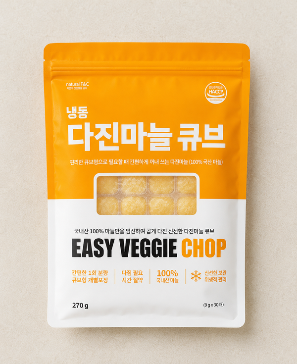 그린피아 국내산 냉동 다진마늘 270g