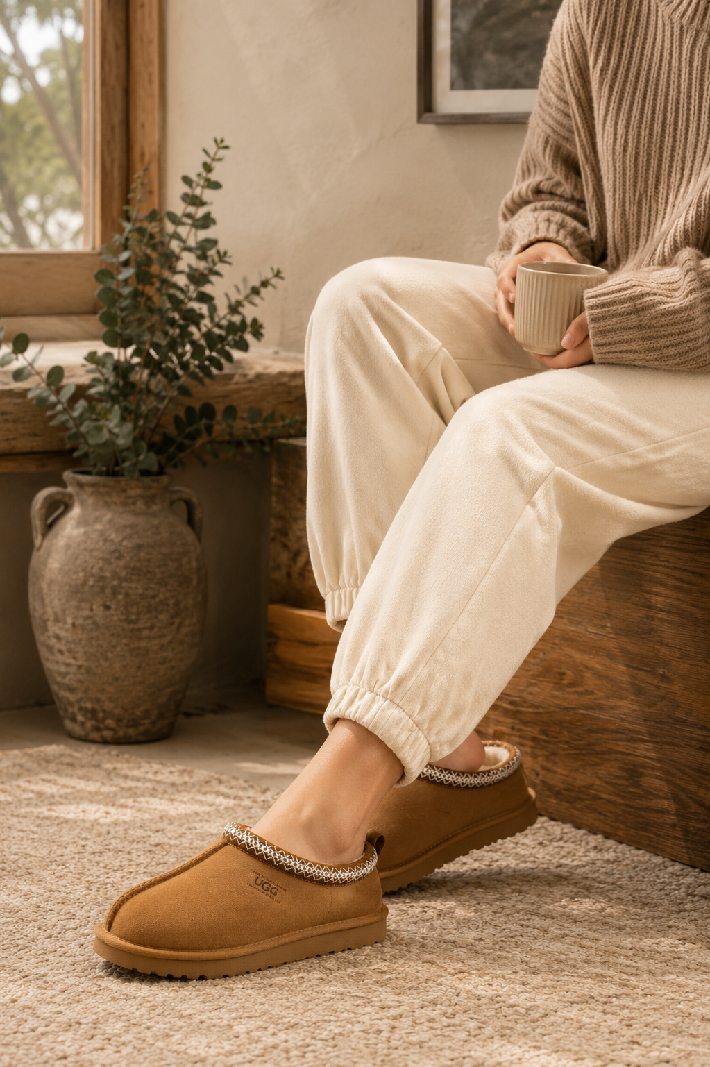 UGG 시드니 슬리퍼 굽 남녀공용 OB780P (UGG Sydney Platform Unisex Slipper)
