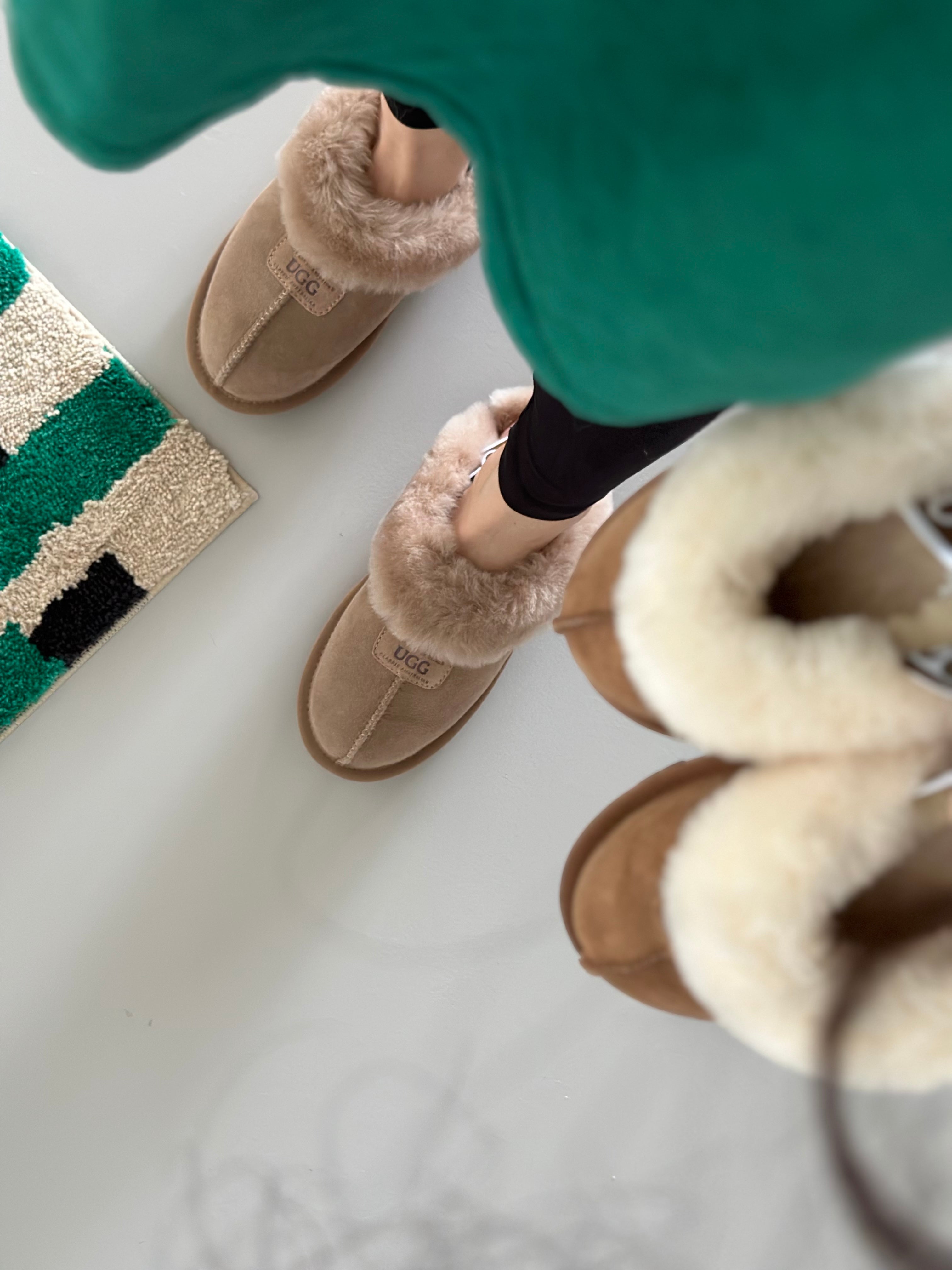 UGG 코켓 슬리퍼 114  코켓 슬리퍼 밴딩 114EB (UGG Coquette Slipper/Coquette Strap Slipper )