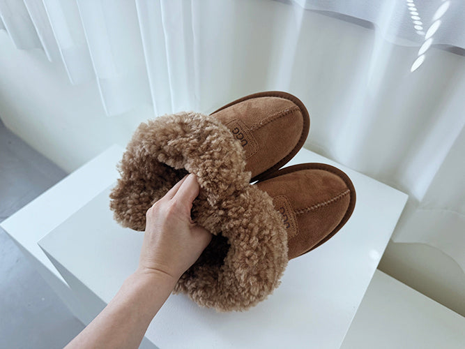 UGG 코켓 컬리 슬리퍼 114C  /코켓 컬리 슬리퍼 밴딩 114CEB (UGG Coquette Curly Slipper/ Coquette Strap  Curly Slipper )