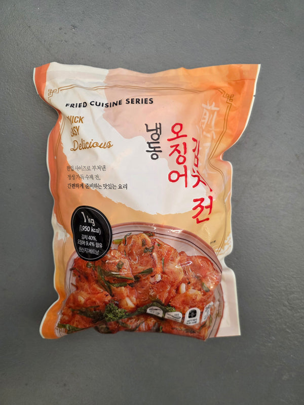 오징어 김치전 1kg