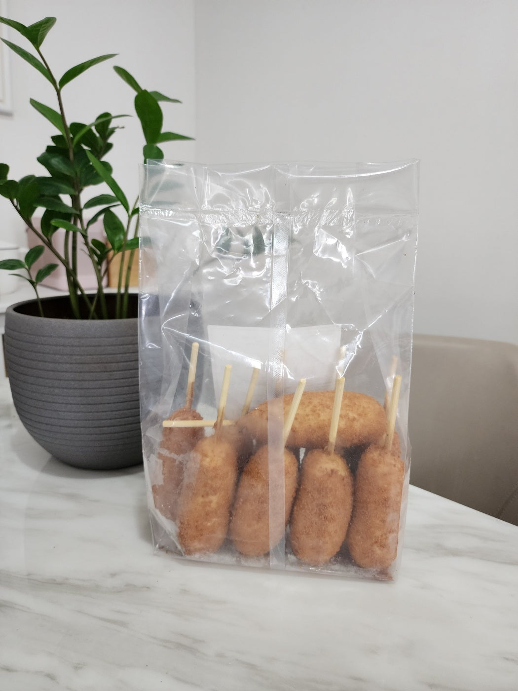 바삭 촉촉 치즈 반반 핫도그 10개 800g image 0