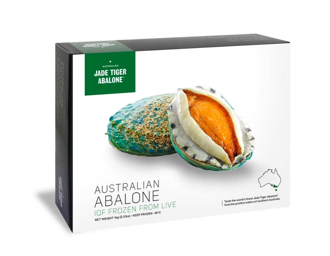 JADE TIGER ABALONE SHELL ON 5-6 PC 500G